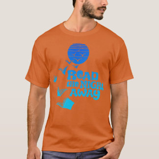 Read the Night Away Retro Blue T-Shirt