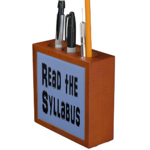 Read the Syllabus Desk Organizer
