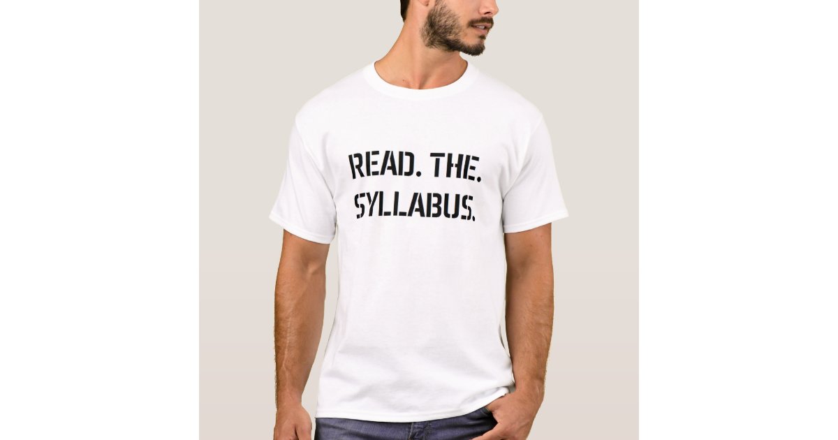 syllabus t shirt