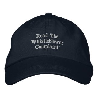 Read The Whistleblower Complaint! Embroidered Baseball Cap