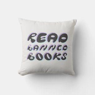 Read throw pillow