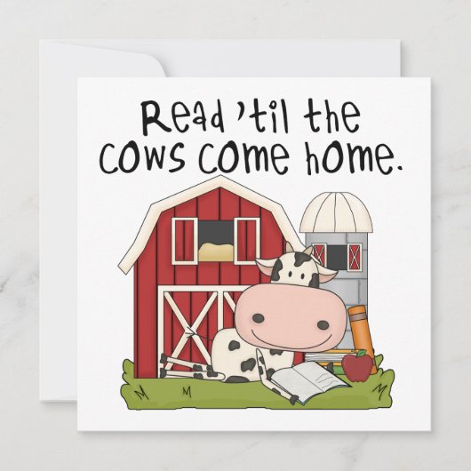 Read 'til The Cows Come Home (Front)