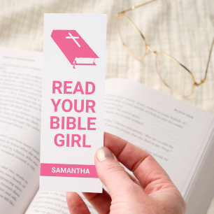 Read Your Bible Minimalist Custom Name Bookmarks