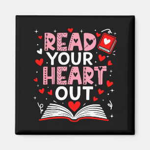Read Your Heart Out Valentine Reading Book Girl Ki Magnet