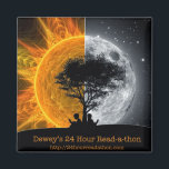 Readathon Magnet<br><div class="desc">A favorite readathon button, now for your fridge!</div>