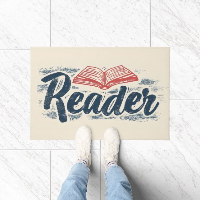 Reader Book Slogan Doormat (Indoor)