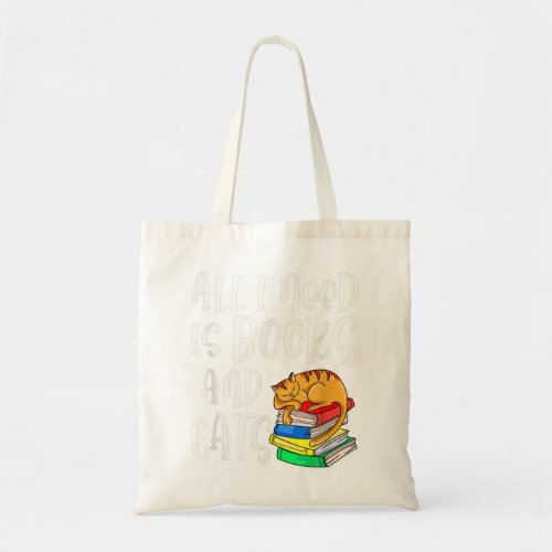 Reader Books And Cats Cat Lover Kitten Book Readin Tote Bag