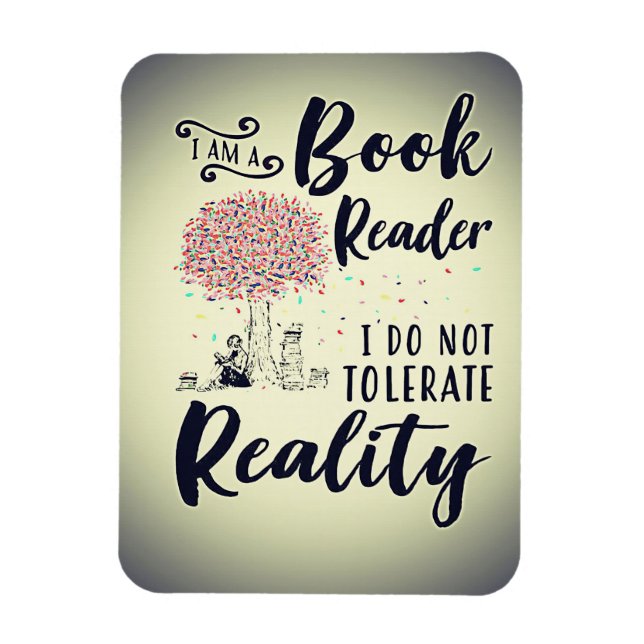 Reader Gift I Am A Book Reader Magnet (Vertical)