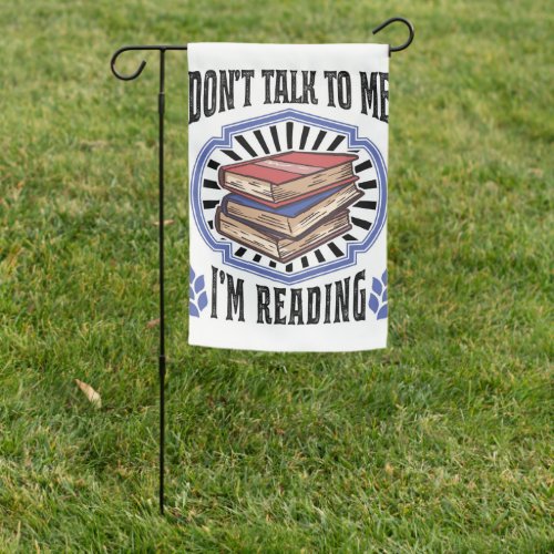 Reader Gift I Am Reading Books Garden Flag