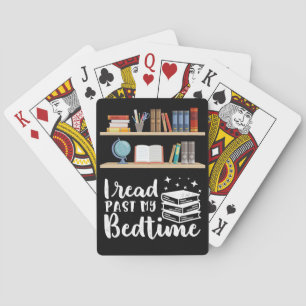 Reader Gift I Read Past My Bedtime Poker Cards