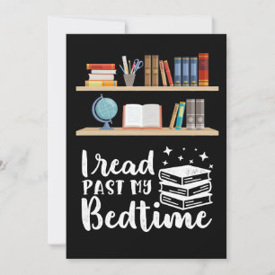 Reader Gift I Read Past My Bedtime Thank You Card