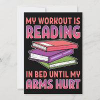 Reader Gift My Workout Is Reading In Bed