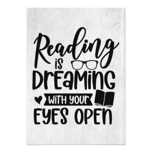 Reader Gift Reading Is Dreaming Photo Print