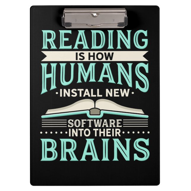 Reader Gift Reading New Brain Clipboard (Front)