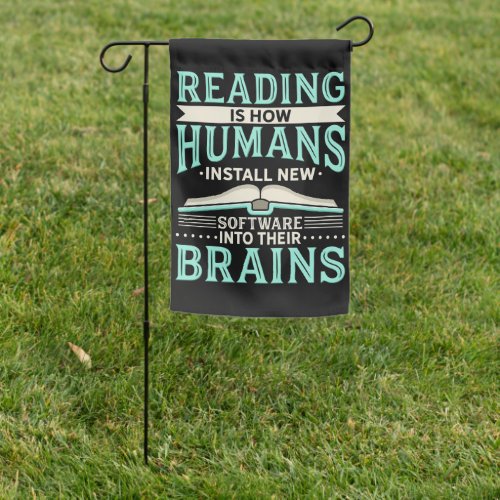 Reader Gift Reading New Brain Garden Flag