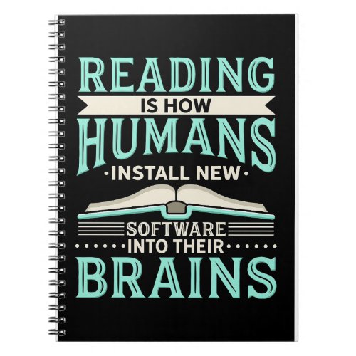 Reader Gift Reading New Brain Notebook