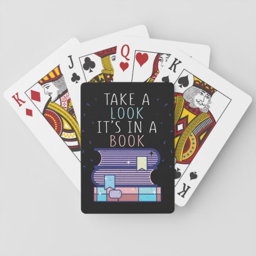 Reader Gift Take A Look In A Book Poker Cards