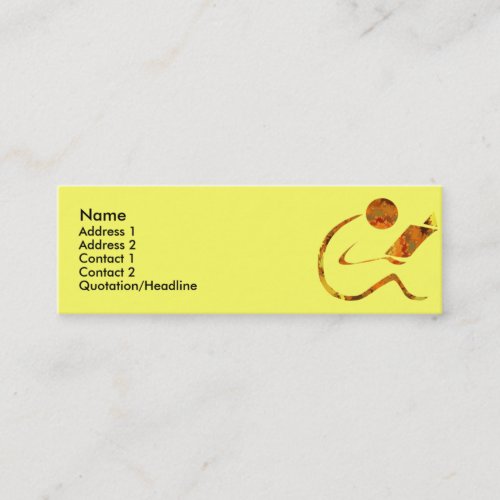 Reader Golden Profile Cards Business Card Templates