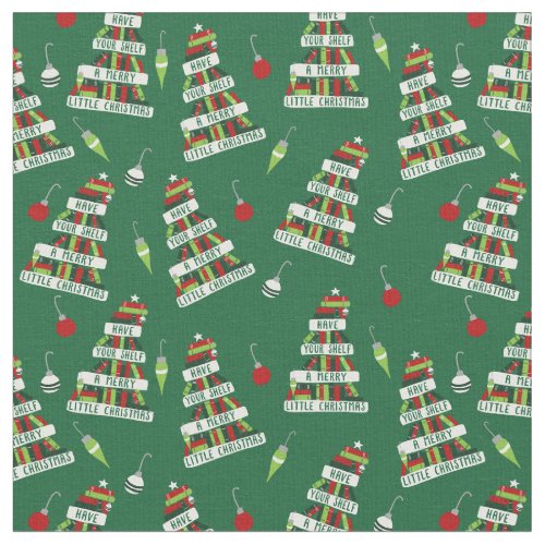 Readers and Book Lovers Christmas Tree Fabric