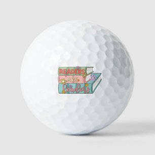Readers Are Leaders – Cute & Inspirational Book Golf Balls