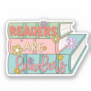 Readers Are Leaders Sticker