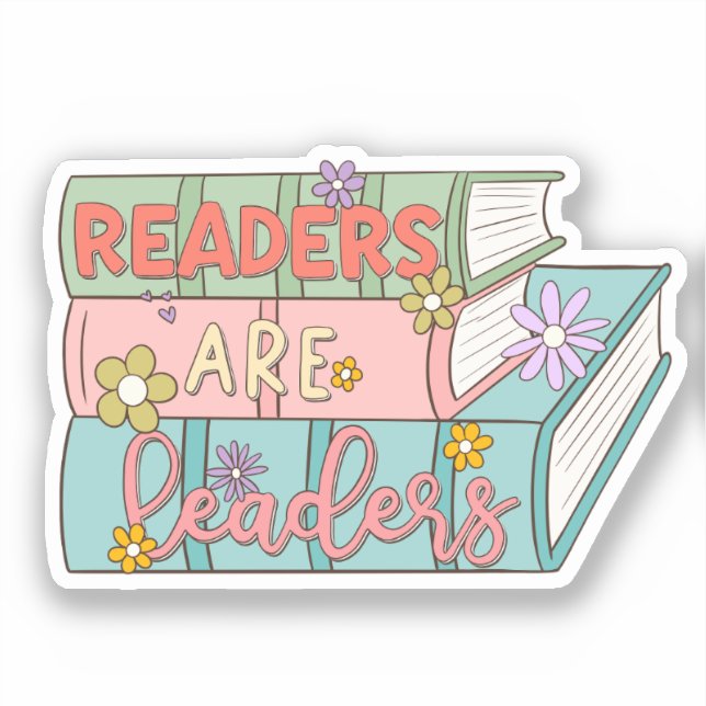 Readers Are Leaders Sticker (Front)