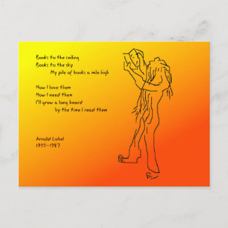 Reader's Beard Postcard