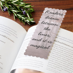 Readers dream between the lines... bookmarks