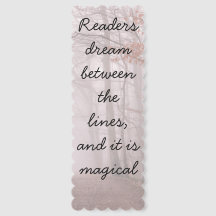 Readers dream between the lines...
