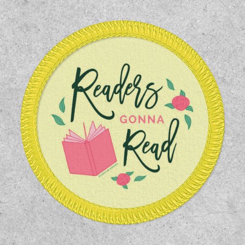 Readers Gonna Read Bookish Floral Patch