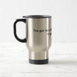 reader's travel mug<br><div class="desc">"I've got my coffee, I've got a book, I'm good."
Let everyone know you don't need to be bothered during your morning (or evening) commute - or anywhere you happen to settle!</div>