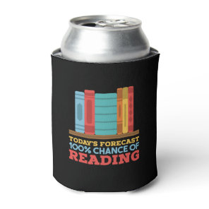 Reading - 100% Chance of Reading Funny Book Can Cooler