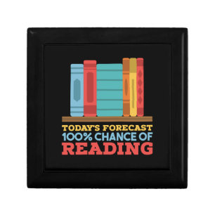 Reading - 100% Chance of Reading Funny Book Gift Box