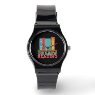Reading - 100% Chance of Reading Funny Book Watch