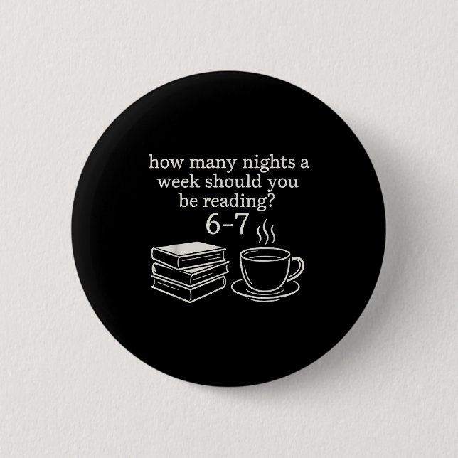 Reading 67 Meme Englieacher Funny 67 Book Lover Hu Button (Front)