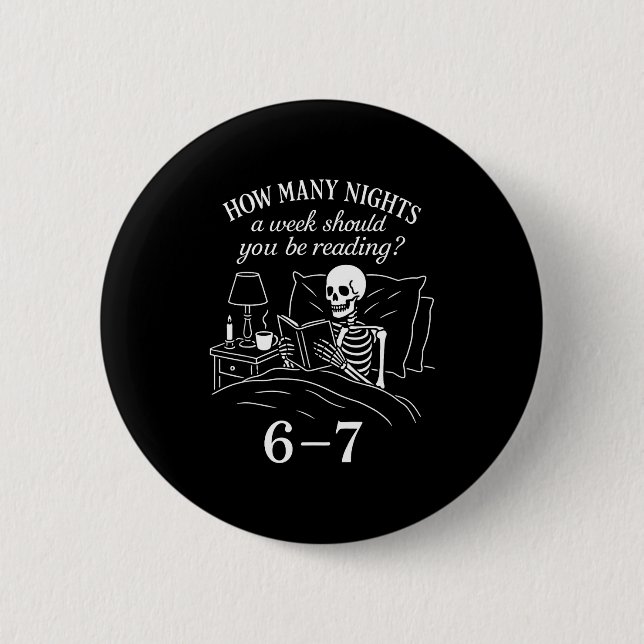 Reading 67 Meme Englieacher Funny 67 Book Lover Hu Button (Front)