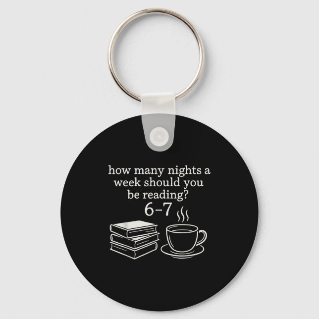 Reading 67 Meme Englieacher Funny 67 Book Lover Hu Keychain (Front)