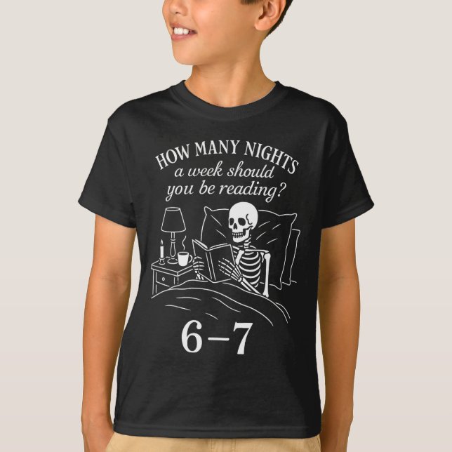 Reading 67 Meme Englieacher Funny 67 Book Lover Hu T-Shirt (Front)