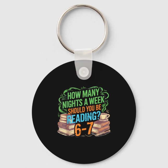 Reading 67 Meme Englieacher Funny 67 Librarian  Keychain (Front)