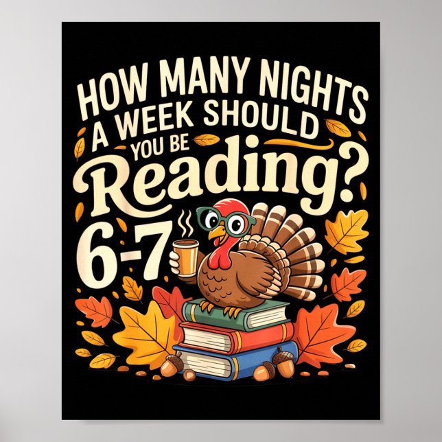 Reading 67 Meme Englieacher Funny 67 Turkey  Poster (Front)