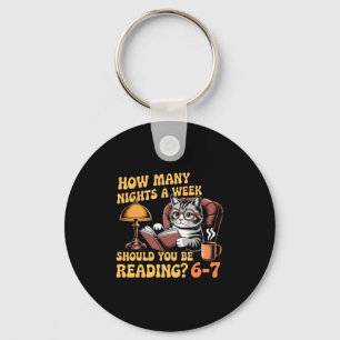 Reading 67 Meme Englieacher In Funny 67 Cat Vintag Keychain