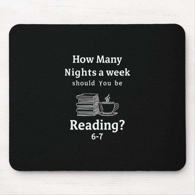 Reading 67 Meme English Teacher Funny 67 Book Love Mouse Pad (Front)
