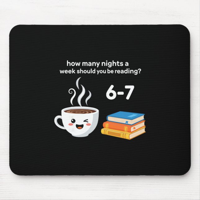 Reading 67 Meme English Teacher Funny 6 7  Mouse Pad (Front)