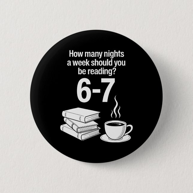 Reading 67 Meme English Teacher Funny Book Lover  Button (Front)