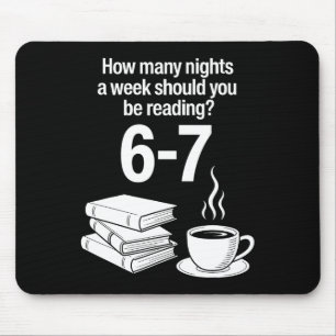 Reading 67 Meme English Teacher Funny Book Lover Mouse Pad