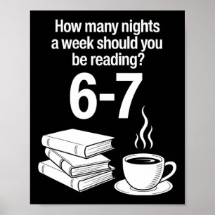 Reading 67 Meme English Teacher Funny Book Lover Poster
