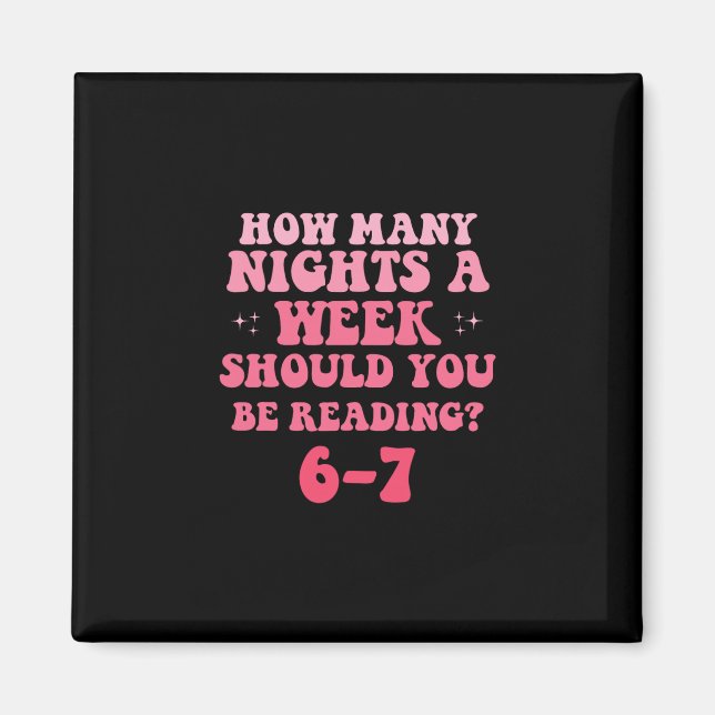 Reading 67 Meme English Teacher Funny Six Sevene R Magnet (Front)