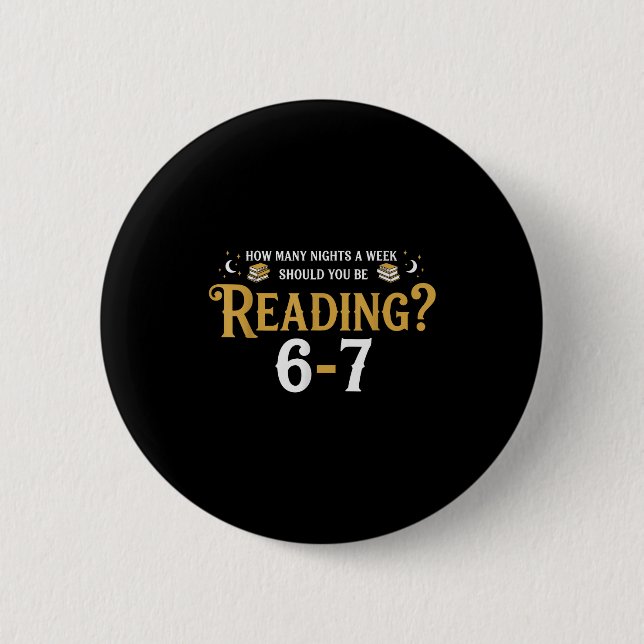 Reading 67 Meme Teacher School Librarian Englieach Button (Front)