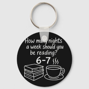 Reading 67 Six Seven English Teacher Book Lover Li Keychain
