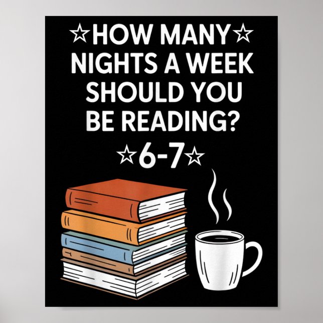 Reading 67 Six Seven Meme English Teacher Funny Bo Poster (Front)
